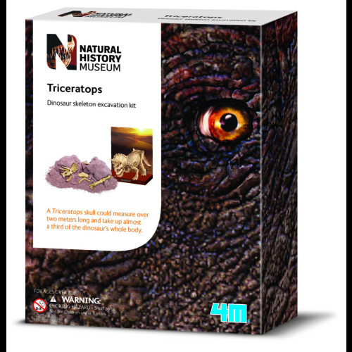 Natural History Museum Triceratops Dig A Dino Skeleton - Natural History Mesuem Creative Kit