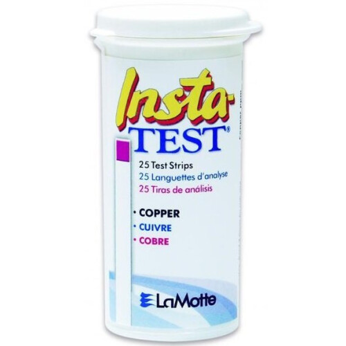 LaMotte Insta-Test Copper, Swimming Pool and Hot Tub Test Strips (25)