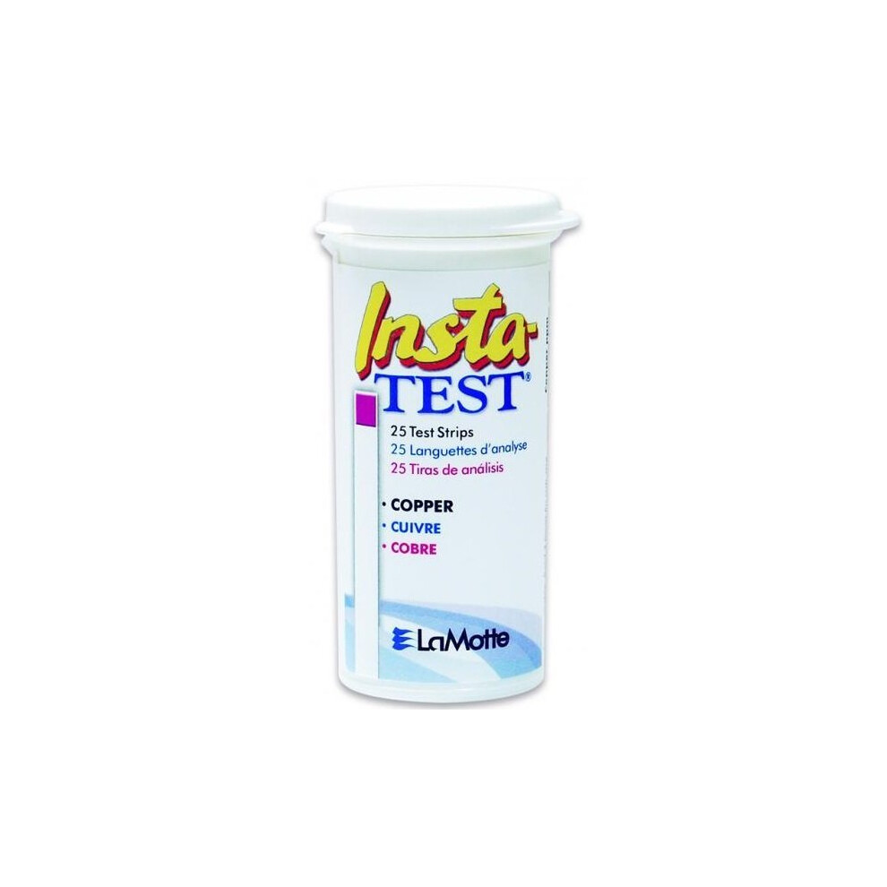 Insta-Test Copper, Swimming Pool and Hot Tub Test Strips (25)