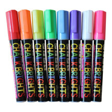 8 Pack Of Liquid Chalk Pens 6mm Reversible Tip