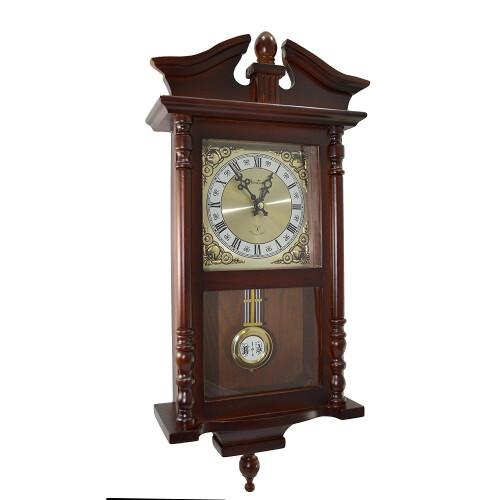 Acctim Westbury Radio Controlled Large Dark Wooden Westminster Chiming