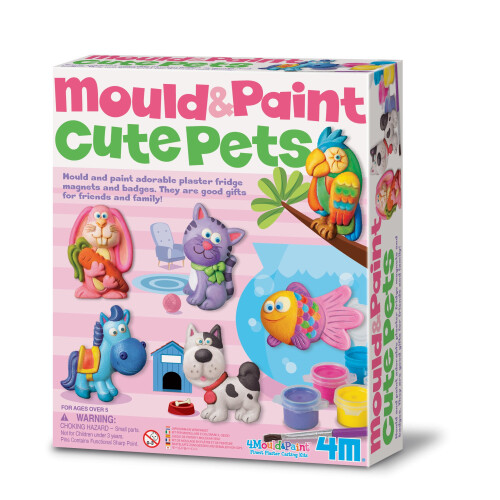 Cute Pets Mould & Paint Kit