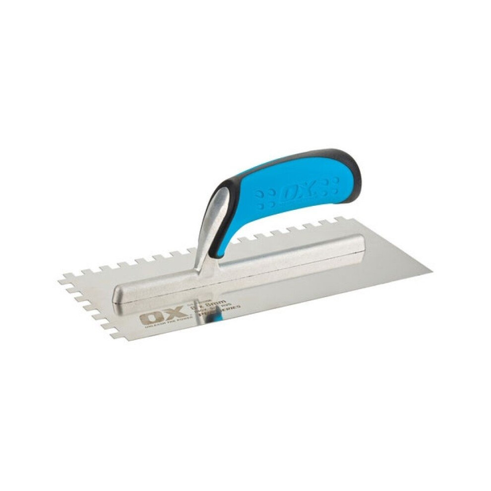 Ox P403208 Pro Notch Trowel 8mm