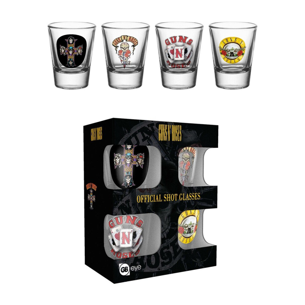 Guns N Roses Mix Shot Glasses