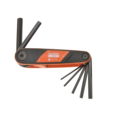 Bahco 9777b 2.5 - 10mm Folding Hex Key Set (7 Pieces)