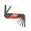 Bahco Bahco 9777b 2.5 - 10mm Folding Hex Key Set (7 Pieces) 1
