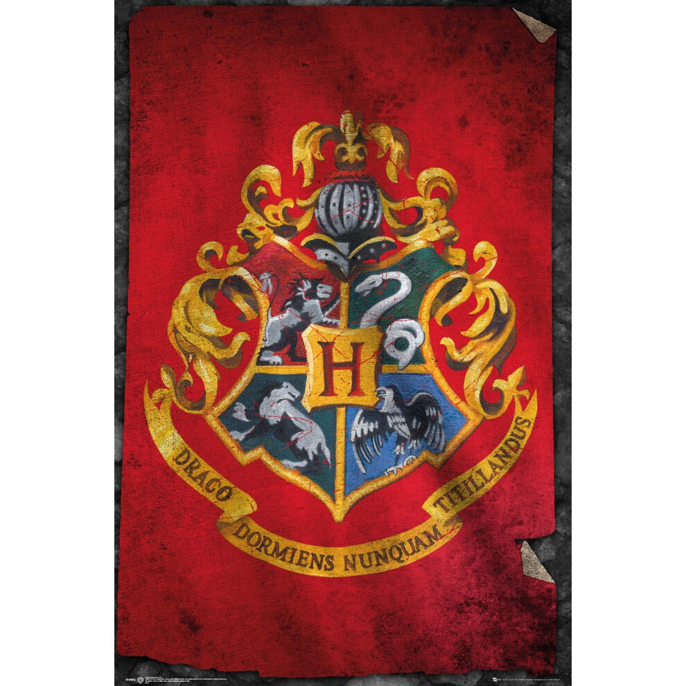 Harry Potter Hogwarts Flag Maxi Poster