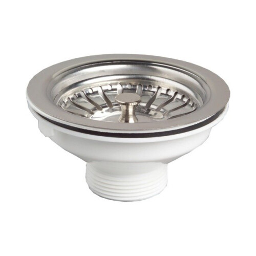 90 mm afløb til vask med kurv, 6/4" gevind