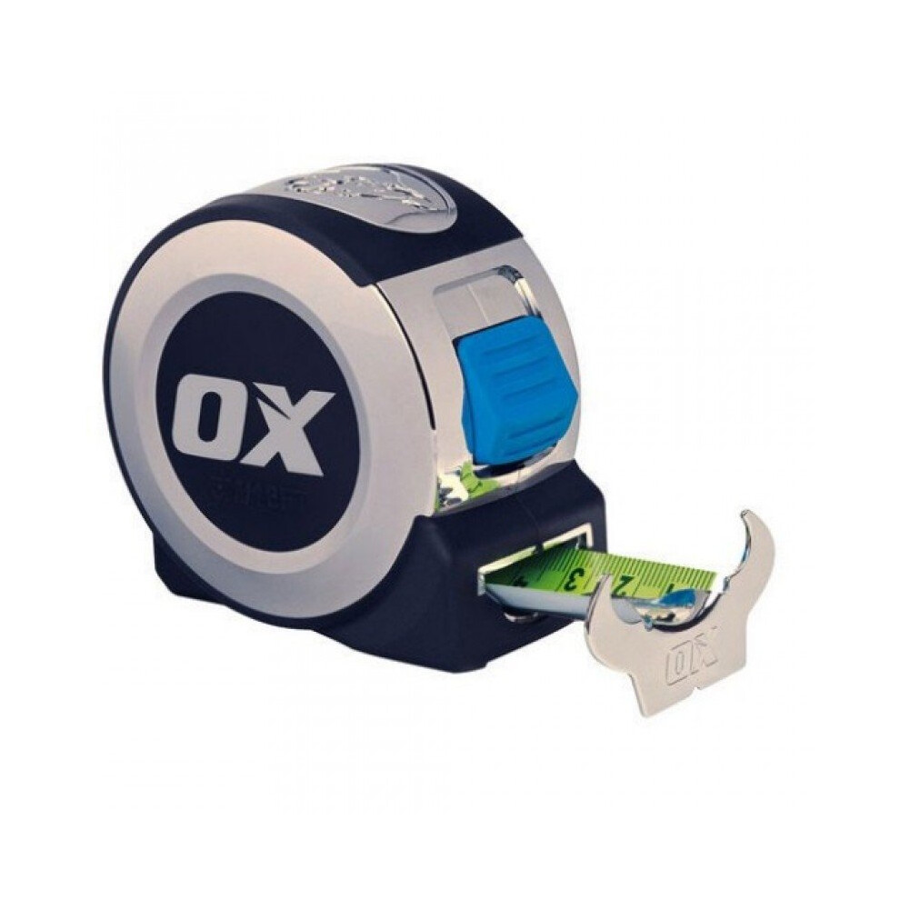 Ox P020905 Pro 5 Metre 16ft Tape Measure Chrome