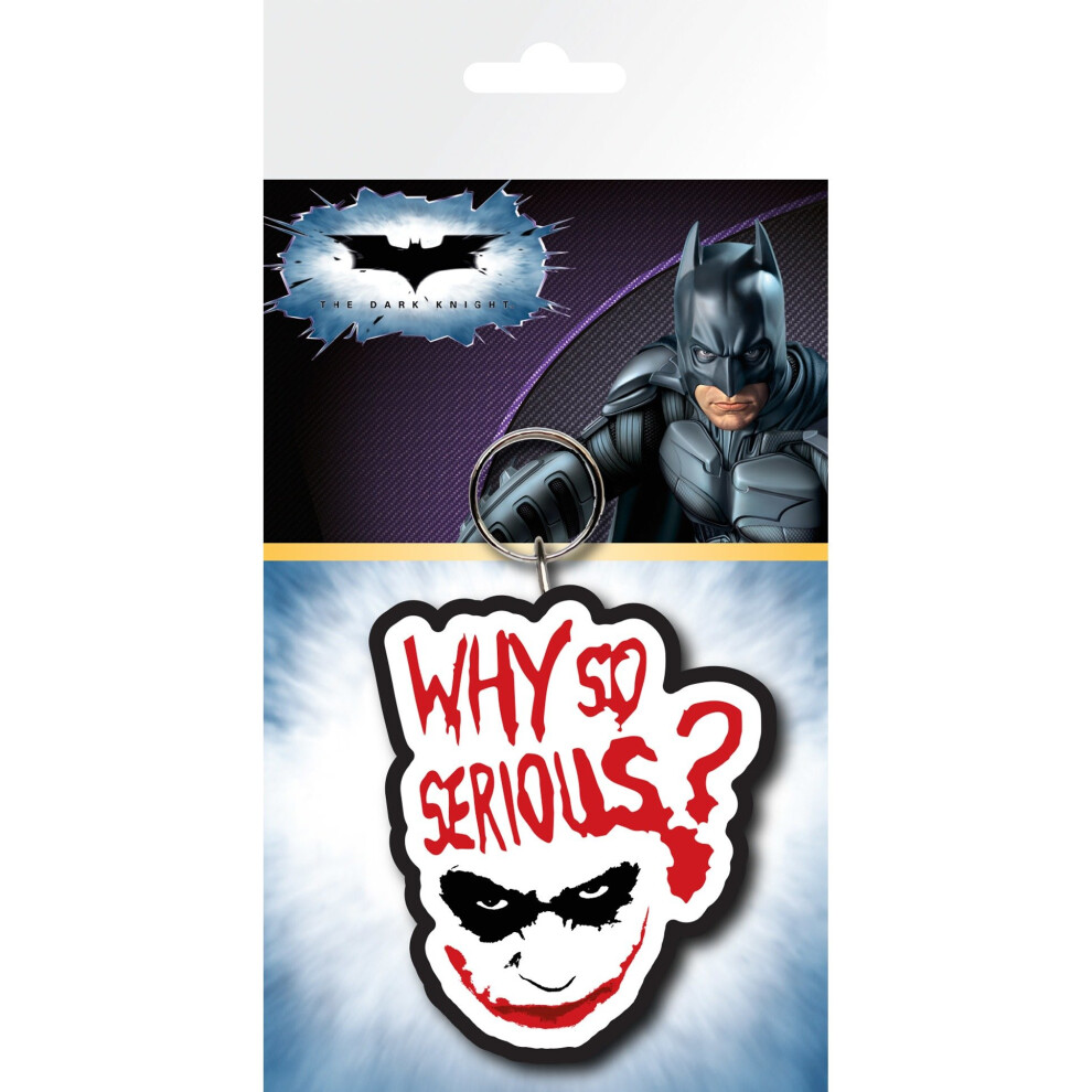 Batman (the Dark Knight) Joker Serious Keyring