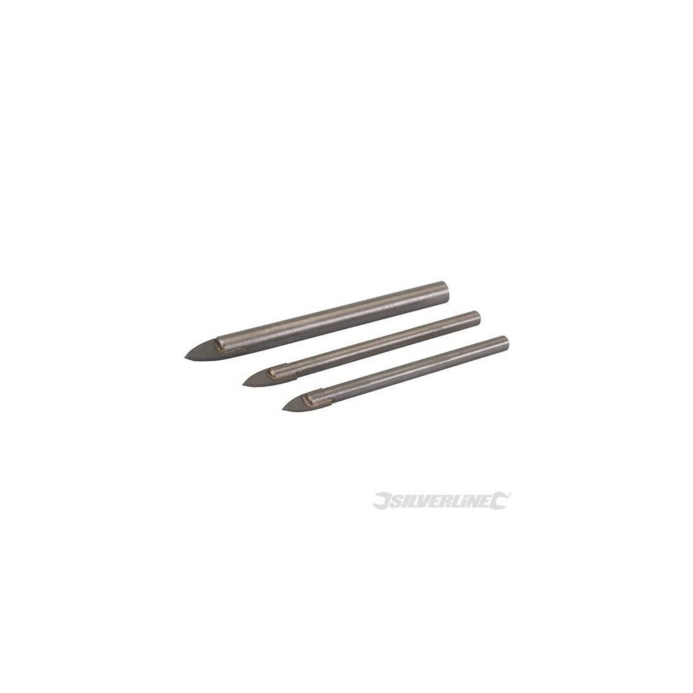 Silverline Tile And Glass Drill Set