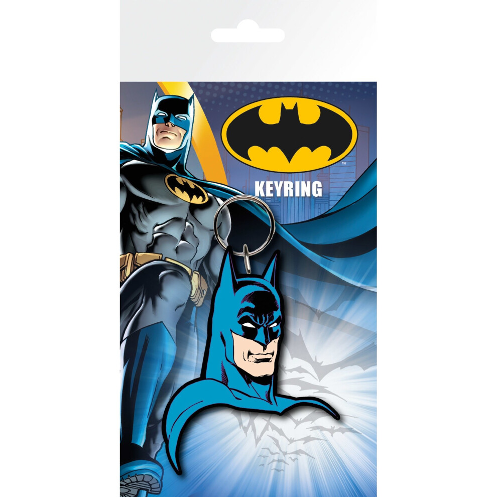 Batman Comic Face Keyring