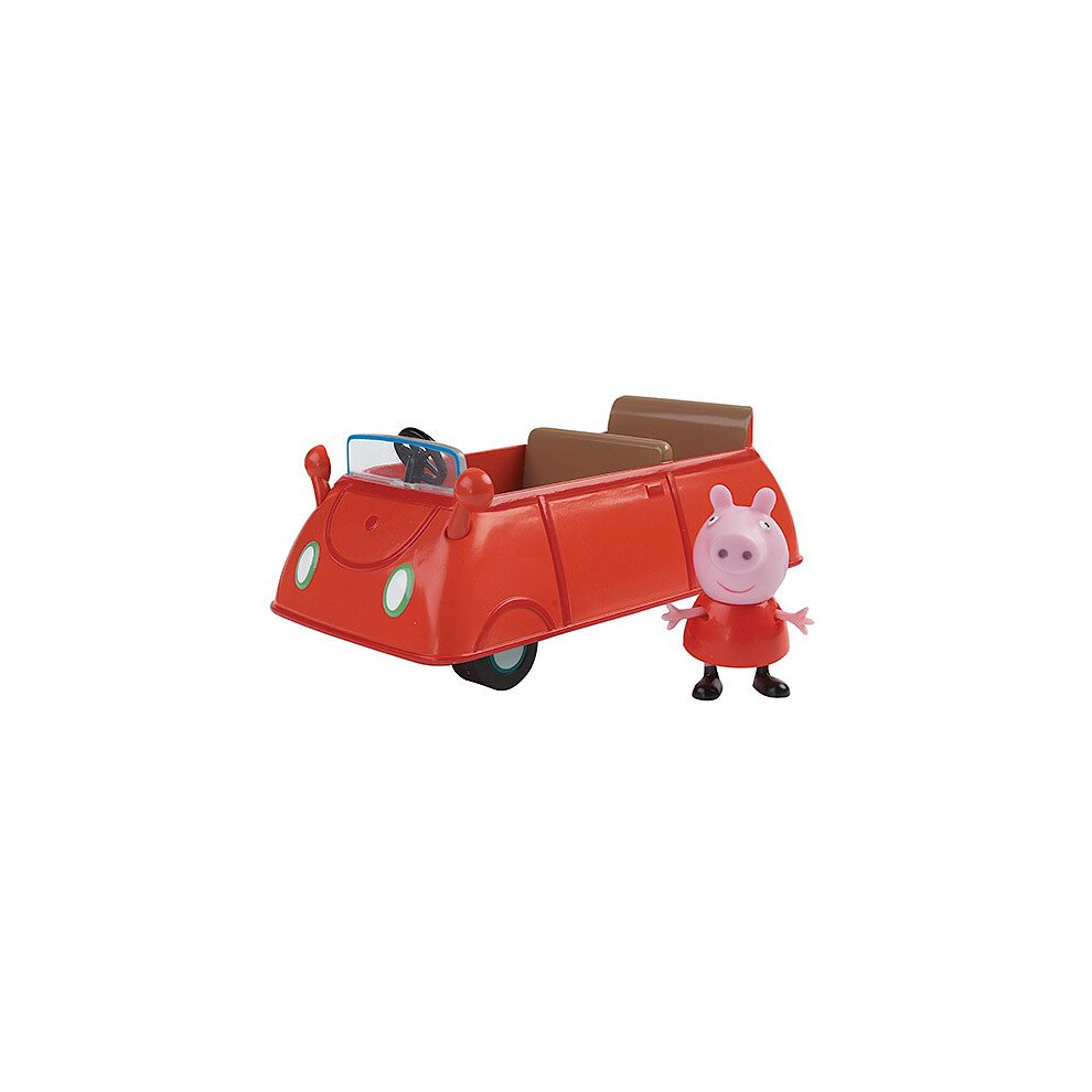 Peppa Pig Vehicle With Figure - Car Red