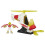Captain America Playskool Heroes Marvel Super Hero Adventures Marvel's Falcon Talon Copter with Figure 1