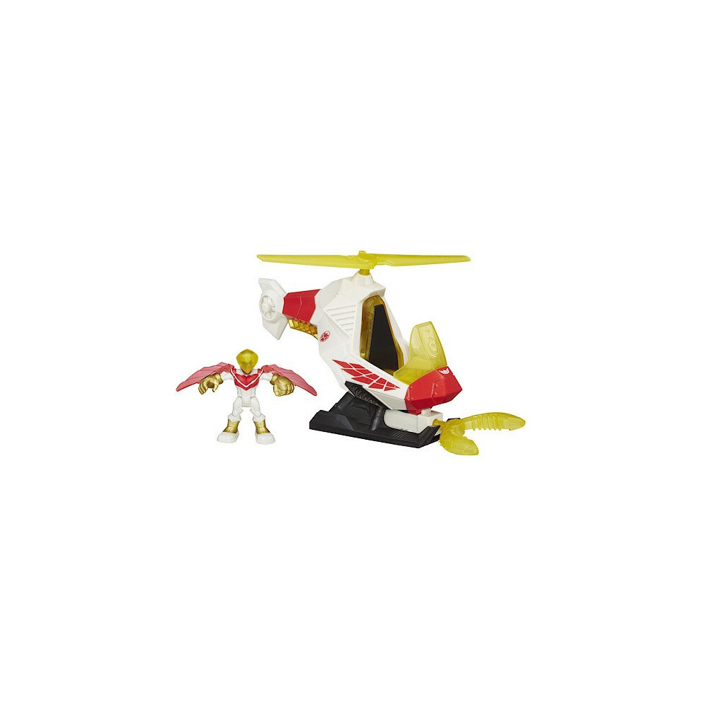 Captain America Playskool Heroes Marvel Super Hero Adventures Marvel's Falcon Talon Copter With Figure