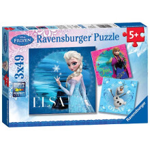 Ravensburger Disney Frozen 3 X 49 Piece Puzzles