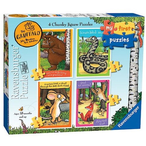 Ravensburger Ravensburger 4 in a Box Chunky Jigsaw Puzzles - the Gruffalo