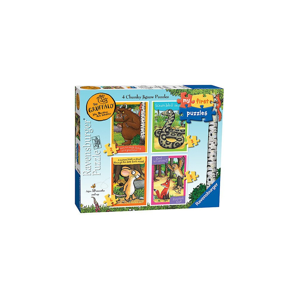 Ravensburger 4 in a Box Chunky Jigsaw Puzzles - the Gruffalo