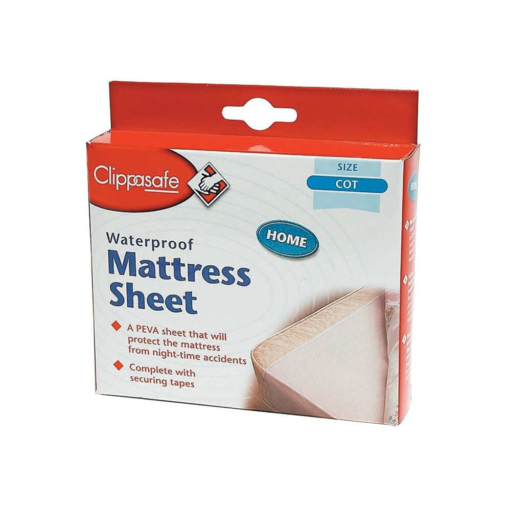 Clippasafe Waterproof Mattress Sheet (cot Bed Size)