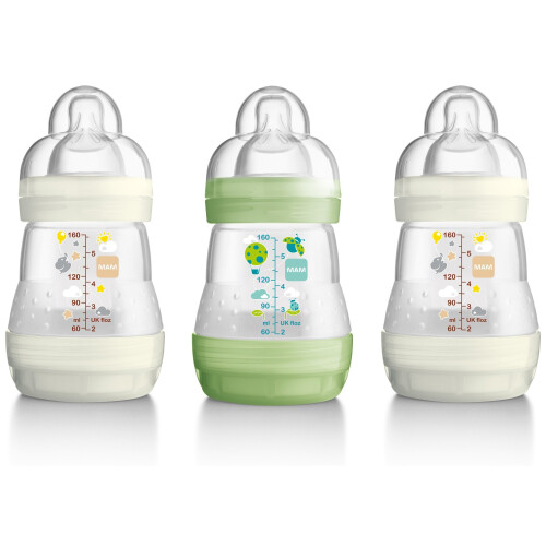 MAM Mam Anti-colic 160ml Bottle - 3pk Unisex