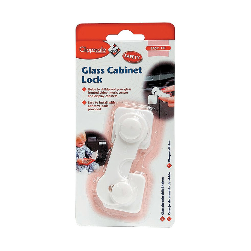 Clippasafe Glass Cabinet Lock