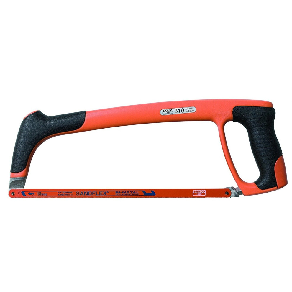 Bahco BAH319 Hacksaw Lightweight Steel Core 300mm 12in Inch 24tpi