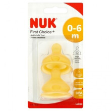 Nuk First Choice+ Size 1 Latex Teat Medium (0-6)