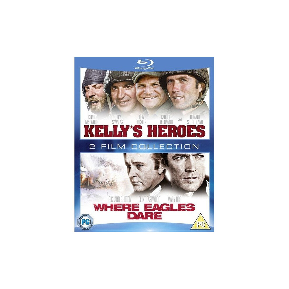 Warner Bros Kelly's Heroes/Where Eagles Dare Double Pack [1970] (Blu-Ray) Gold