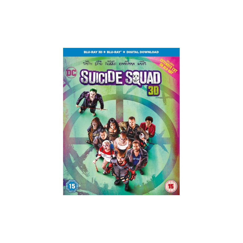 Suicide Squad 3D+2D Blu-Ray [2016]