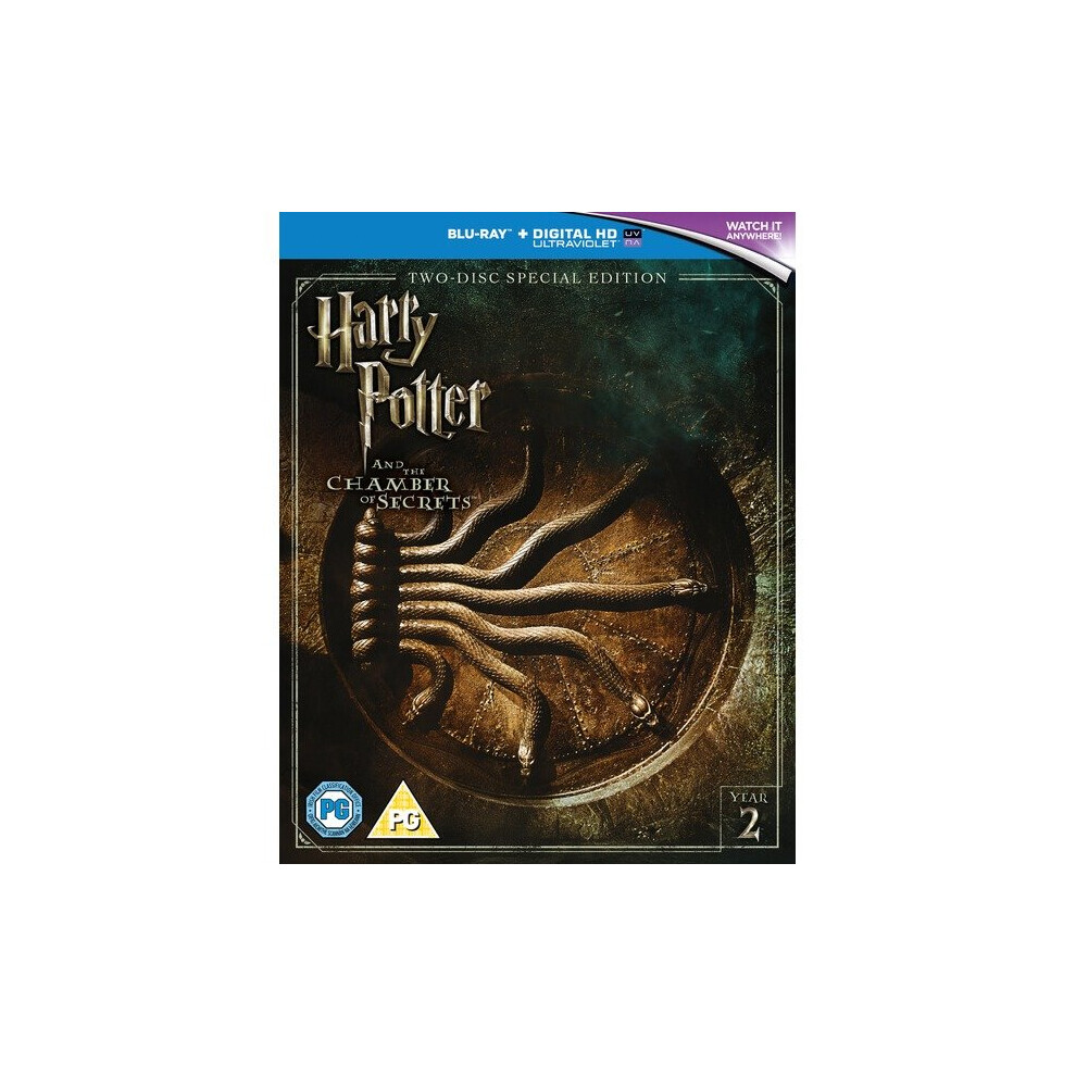 Warner Bros Harry Potter And The Chamber Of Secrets (2016 Edition) Blu-Ray - A Spellbinding Hogwarts Adventure As The Chamber Opens