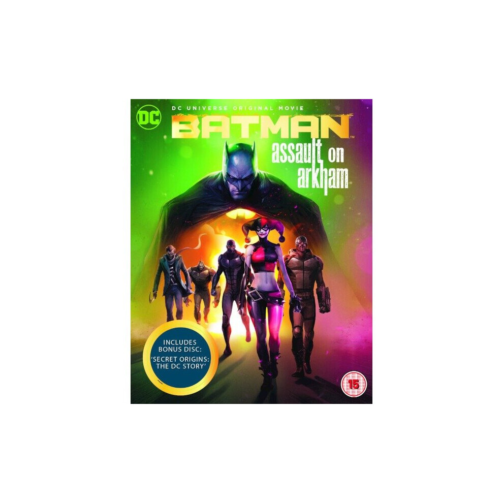 Batman: Assault On Arkham (Includes Bonus Disc: Secret Origins: The DC Story) [2016]  (Blu-ray)