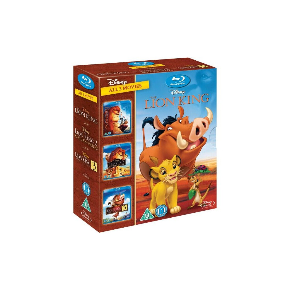 The Lion King / The Lion King 2 - Simbas Pride / The Lion King 3 - Hakuna Matata Blu-Ray [2014]