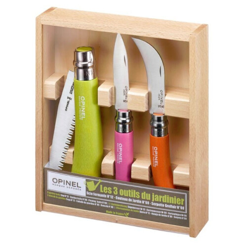 Opinel Gartenwerkzeugset - OPINEL - 3 Teile - Klappsäge - Unkrautstecher - Veredlungsmesser