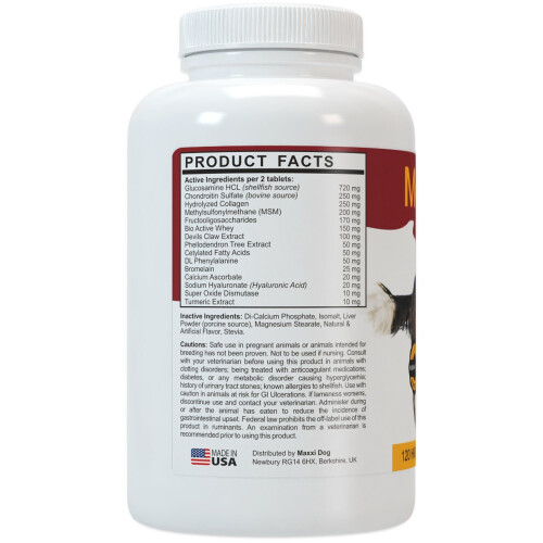 MaxxiFlex Plus Dog Joint Supplement | 120 Chewable Tablets 2