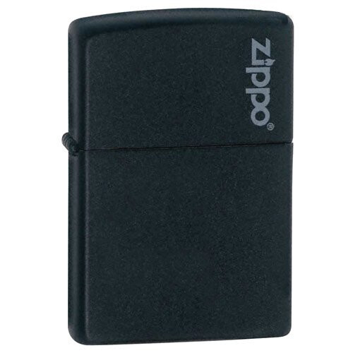 Zippo Zippo Lighter - Black Matte Design Windproof Lighters