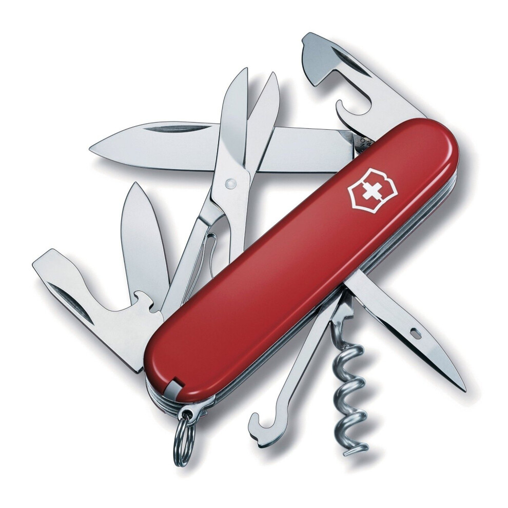 Red Victorinox Climber Swiss Army Knife