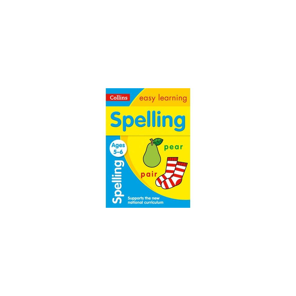 Collins Easy Learning Ks1: Spelling Ages 5-6 Size 5