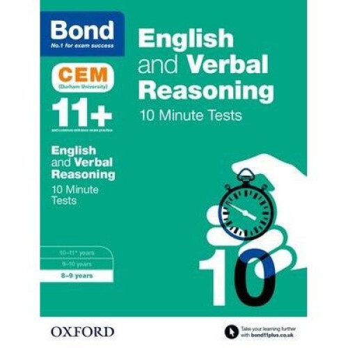 Bond 11+: English & Verbal Reasoning: Cem 10 Minute Tests
