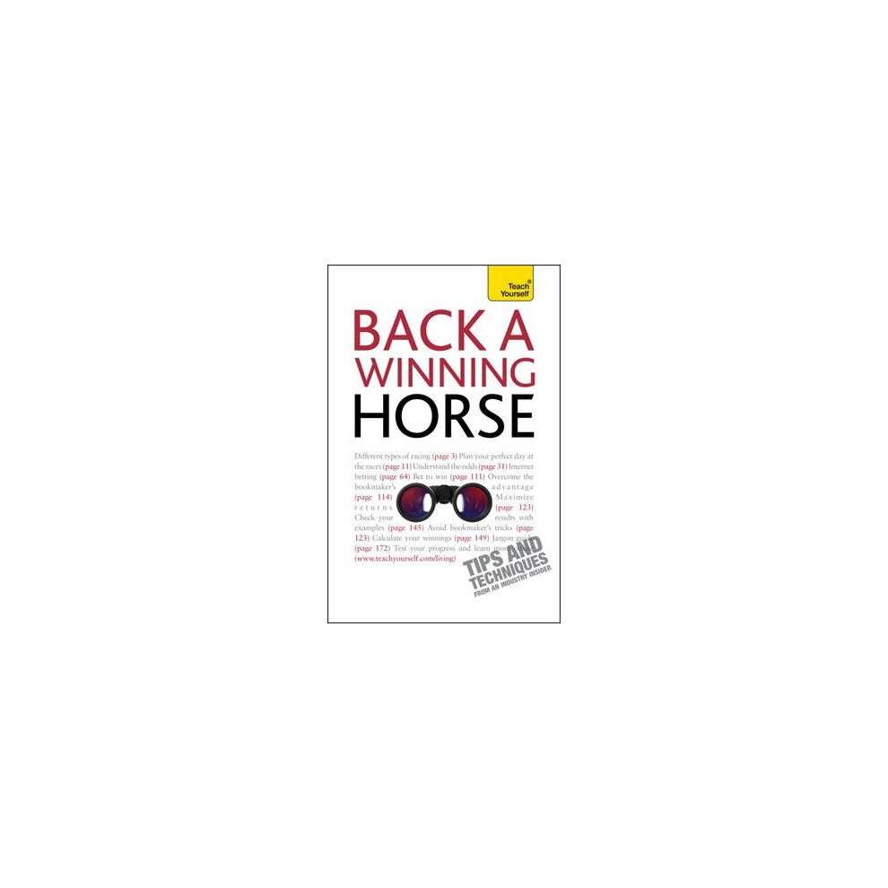Back a Winning Horse: Teach Yourself