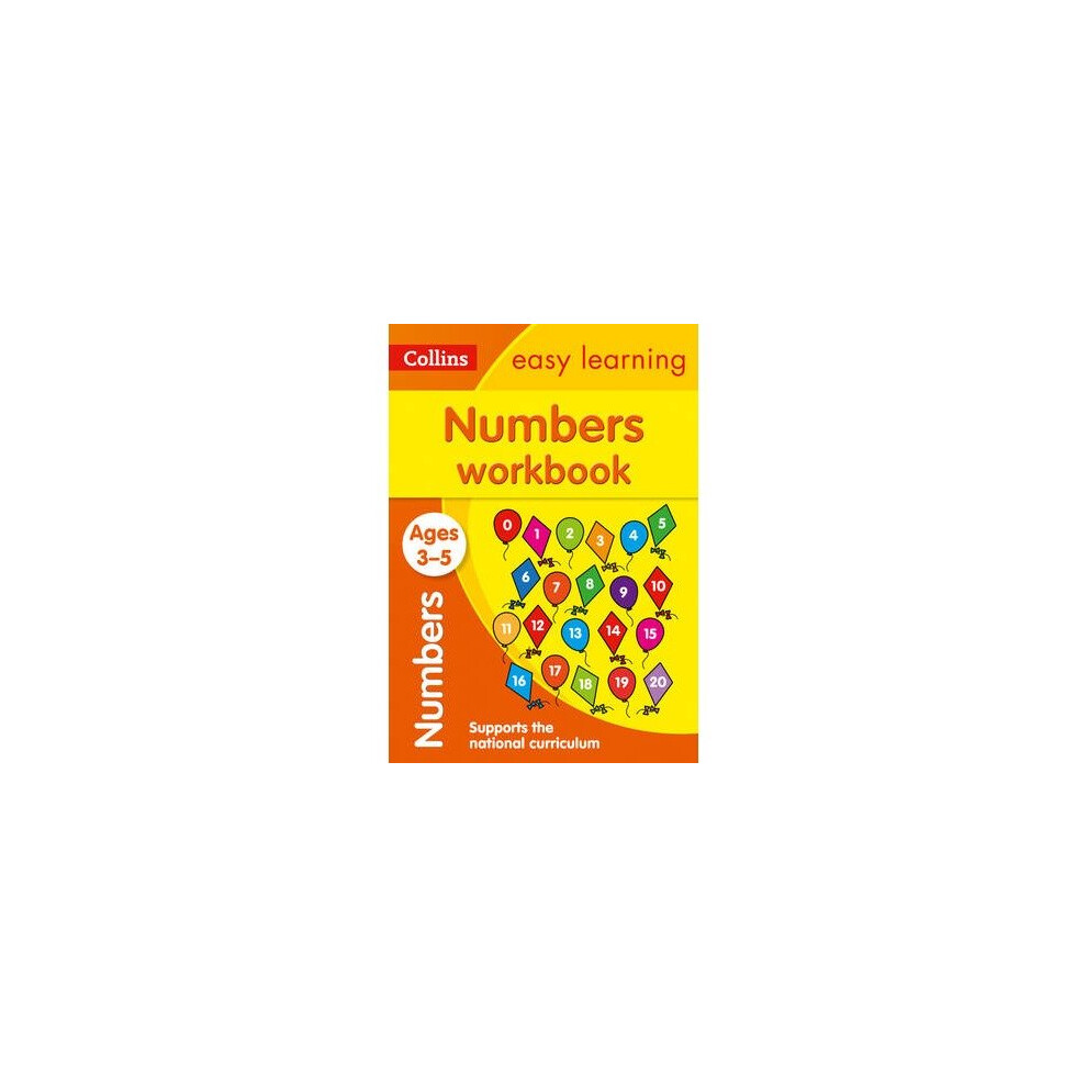 Collins Easy Learning Preschool: Numbers Workbook Ages 3-5 Size 3