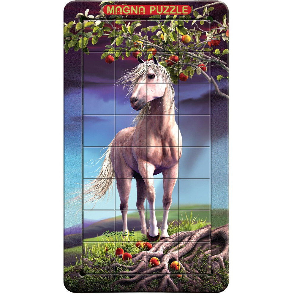 3d Magna Horse Portrait Magnetic Jigsaw Puzzle (32 Pieces)