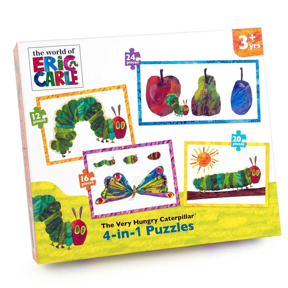 Paul Lamond Games The Very Hungry Caterpillar 4-In-1 Jigsaw Puzzles (12 - 24 Pieces)