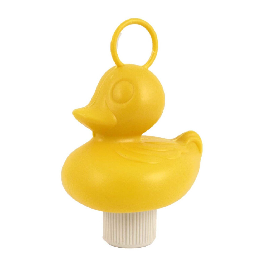 20 Weighted 7cm Plastic Ducks with Hooks - Yellow