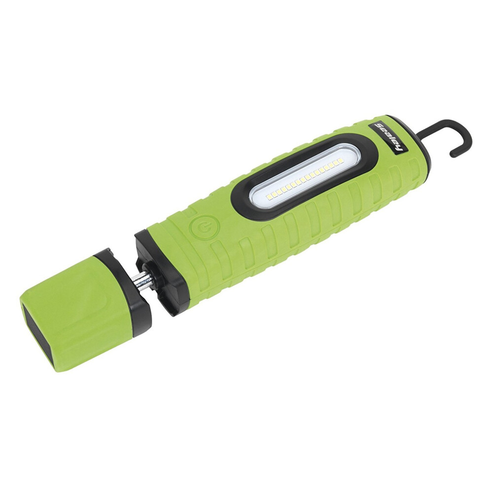 Rechargeable 360 Inspection Lamp 16 SMD LED 3W LED Green 2 x Lithium-Ion