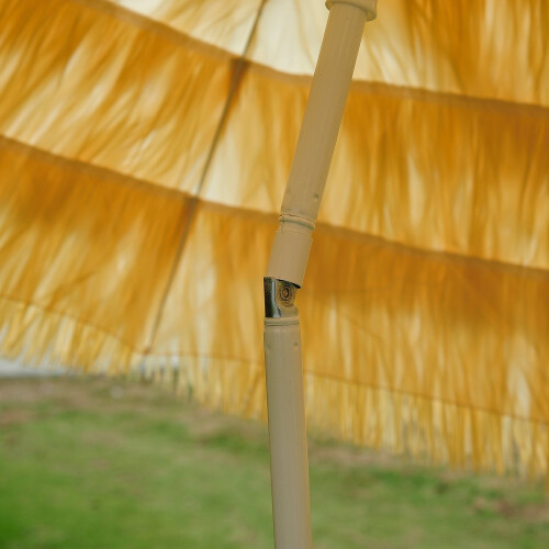 Outsunny Folding Straw Garden Umbrella Hawaiian Style Parasol on OnBuy