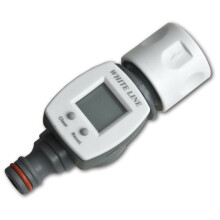 litro - galão cascatas de jardim contra metro com adaptador conector rápido lcd +