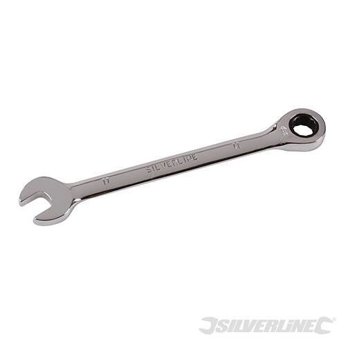 Silverline 11mm Ratchet Spanner Fixed Head