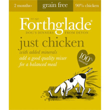 Help on title  FORTHGLADE FOOD 18 x 395 gram trays (JUST CHICKEN) Grain Free  19 characters remaining