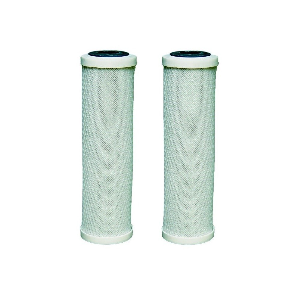 2 X Carbon Water Filter Cartridges Fits All 10" Housings for Ro Reverse Osmosis