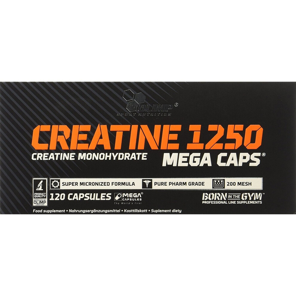 Olimp Creatine 1250 Monohydrate 120 Mega Caps 